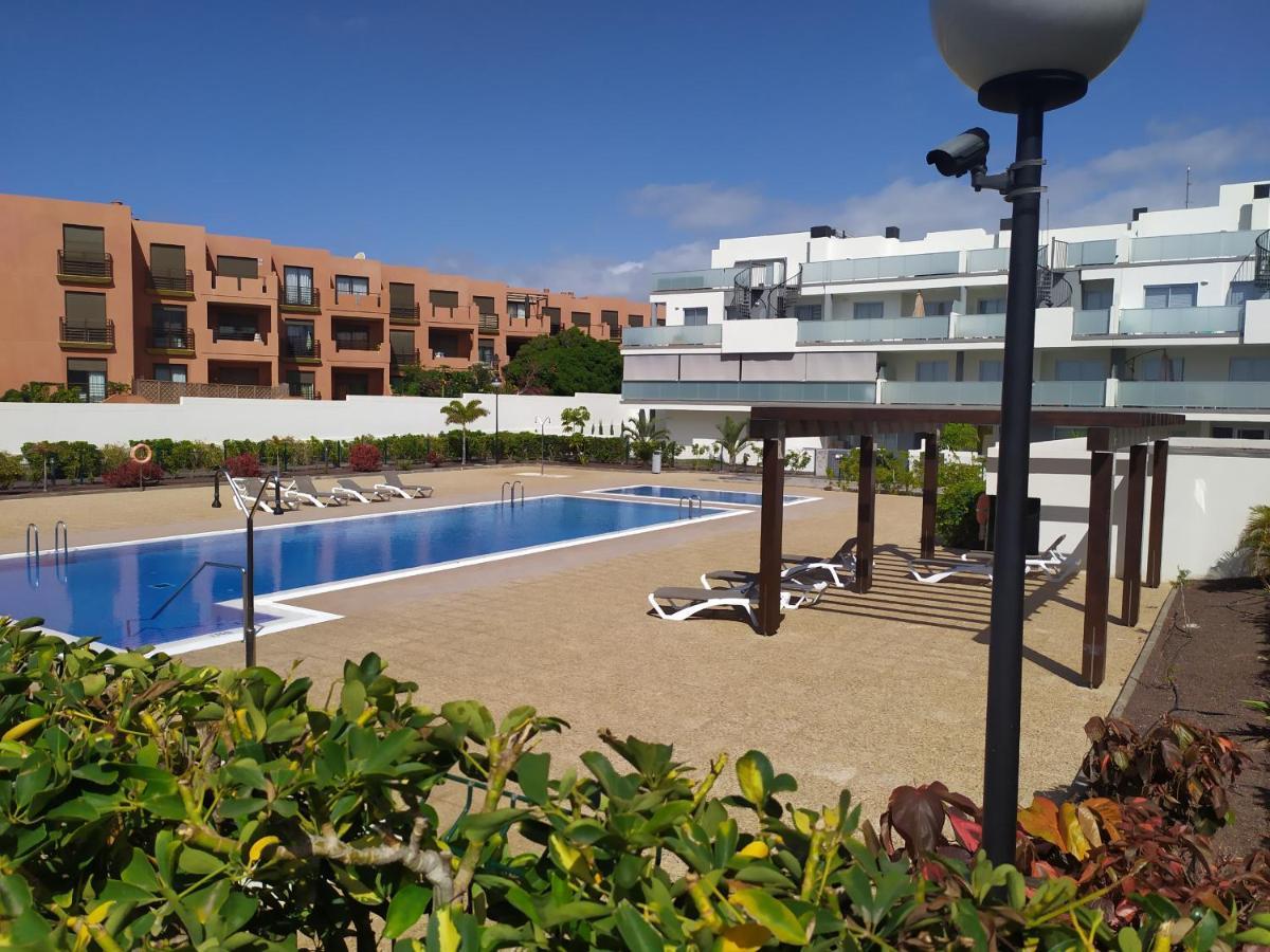 Bonito Piso Con Piscina, Playa La Tejita Apartment Bagian luar foto