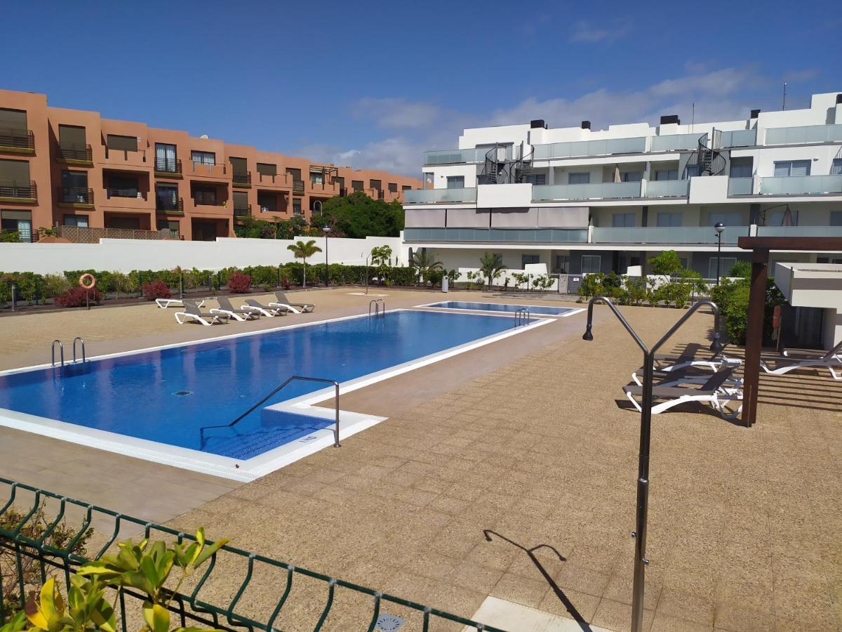 Bonito Piso Con Piscina, Playa La Tejita Apartment Bagian luar foto